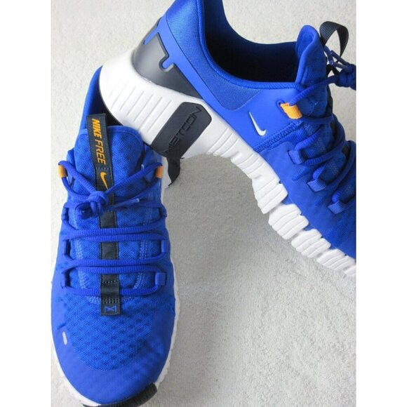 Men\'s Nike Free Metcon 5 Lifting Training Shoes Racer Blue Sundial White Sizes main image 4